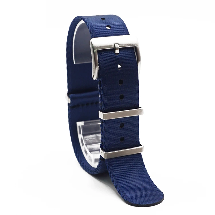 Premium Quality Nylon Sport Herringbone 20mm 22mm Seatbelt Watch Band Nylon Watch Strap