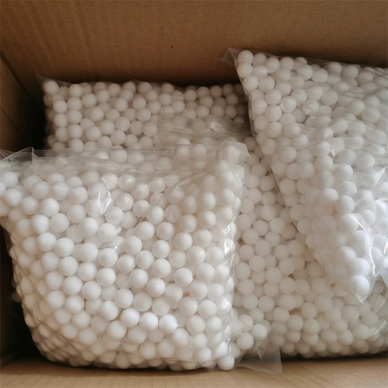 Белый ПТФЭ пластиковый шар