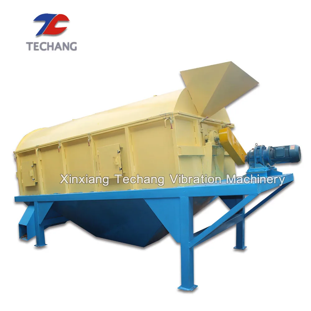Sand vibrating screen separator/Roller Screen/Sawdust screening machine