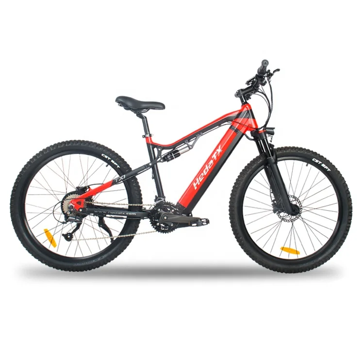 Latest Design 27.5 Inch 500W Ebike Fully Suspension Mountainbike E Bicycle China Electric Bike For Sale
