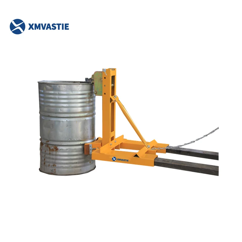 Mechanical Fork mounted drum lifter grab drum forklift with Multiple olecranon types for choose