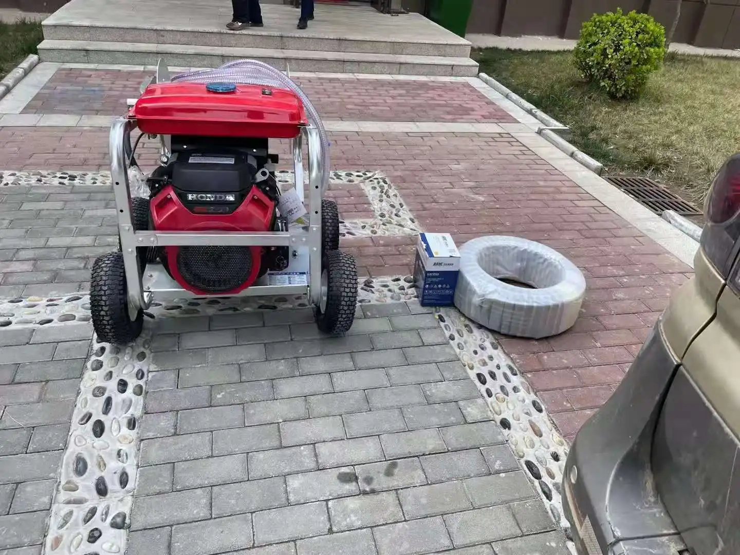 180 Bar Heavy Duty Gasoline High Pressure Washer 7HP Petrol Engine High Pressure Cleaner