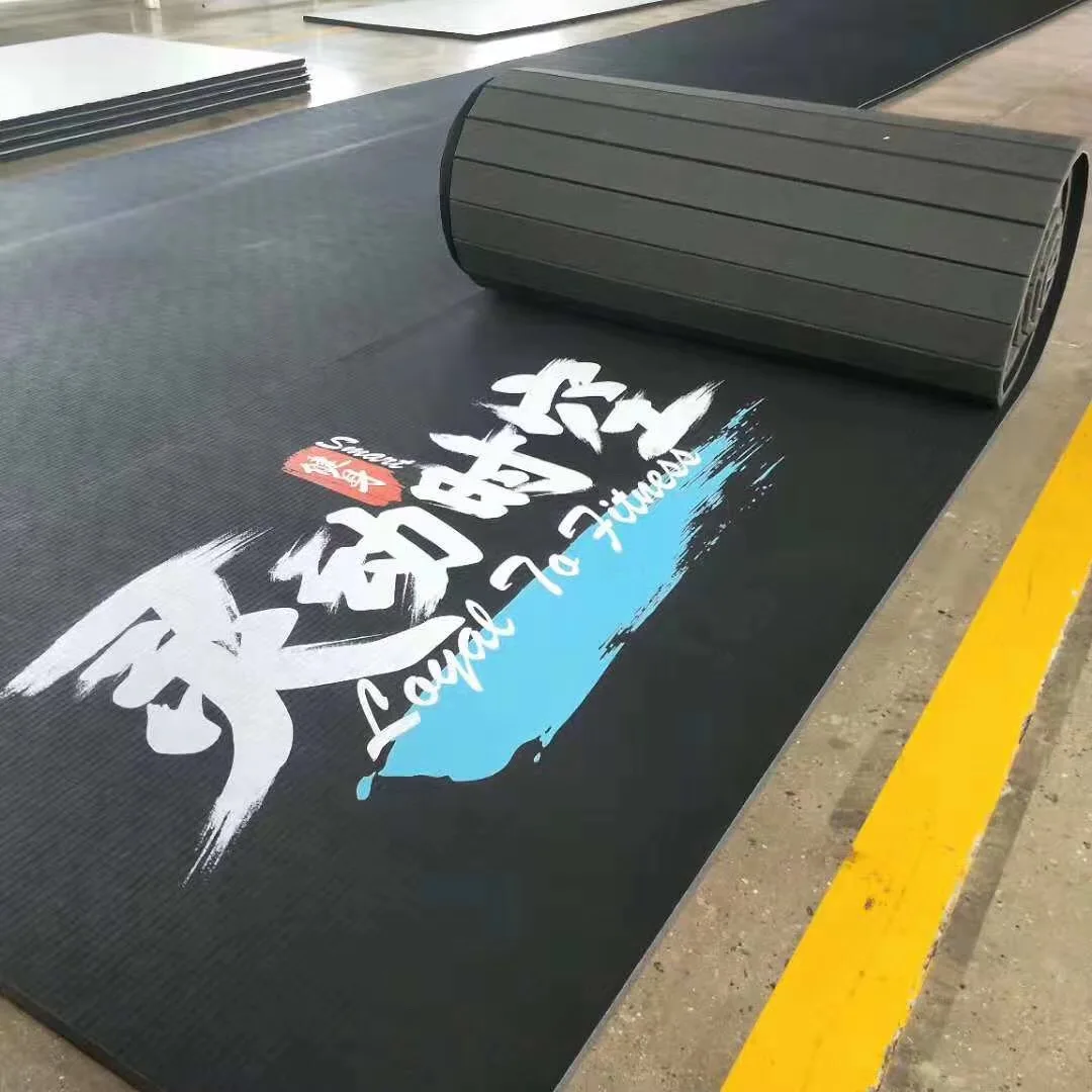 Свернутый спортивный тхэквондо боевой пазл пенный раскладной напольный коврик MMA bjj напольный татами для борьбы коврик