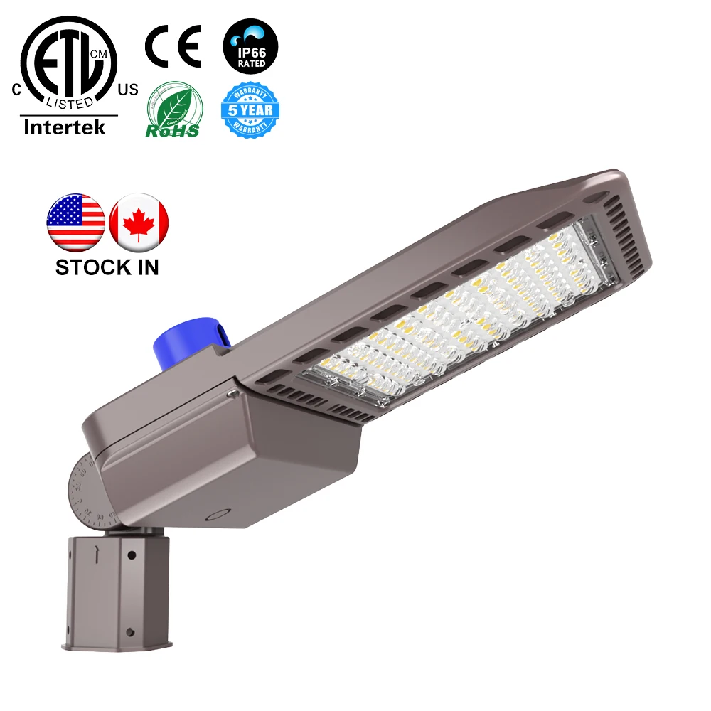 In Stock USA Canada Ip66 140lm/w 200W Led Shoebox Parking Lot Lighting