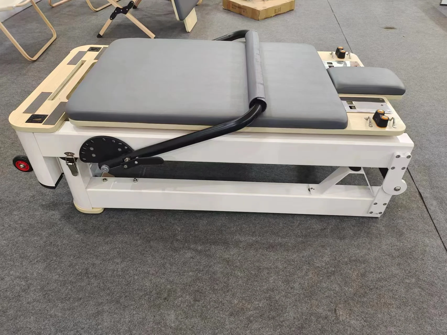 Hot Selling Pilates Aluminium Reformer Home Studio Yoga Fitness Equipment Pilates Reformer Foldable