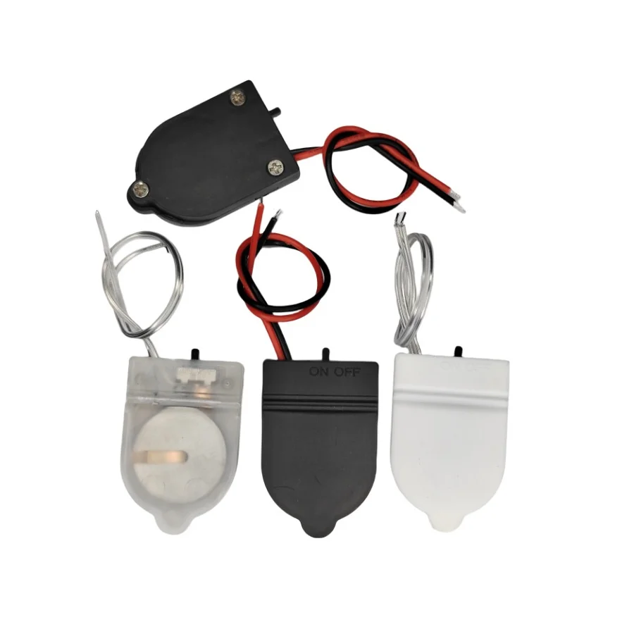 3V CR2032 LIR2032 2032 Coin Cell Button Battery Case Box cr2032 Battery Holder with Cover Switch Flashing Timer