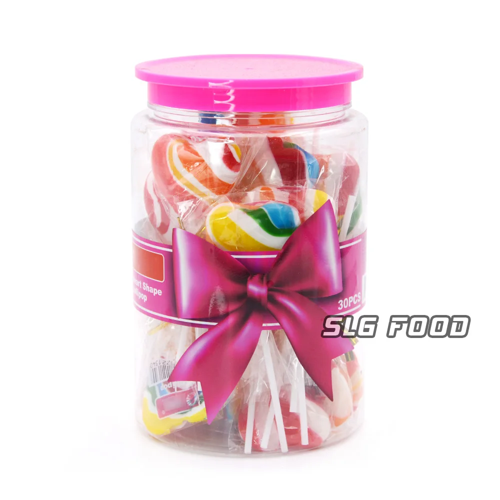 wholesale custom private label halal Giant big hard rainbow lollipop