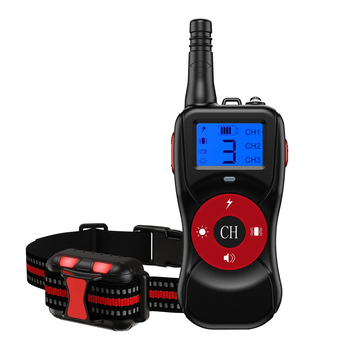 
Amazon Top Seller Dog Shock Training Collar Rechargeable Remote Dog Slave Training Collar Safety Bark Control Collar 