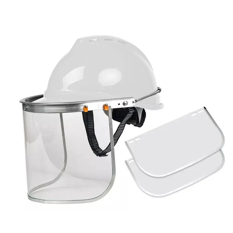 
American safety helmet visor engineering construction safety helmet full face helmet 
