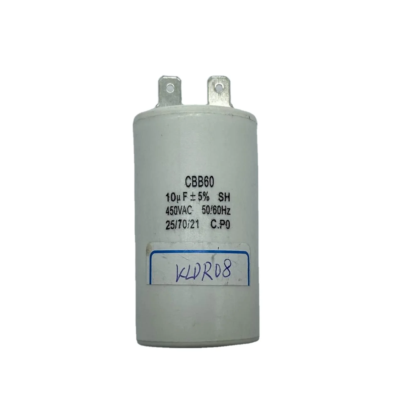 CBB60 450v ac capacitor sh 2 pins 10uf KLDR08