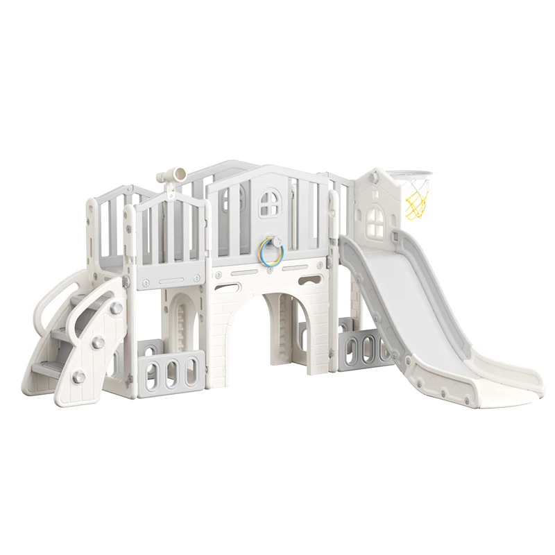 Children indoor playground kids slides baby home toys plastic slides swing and slide for kids playhouse