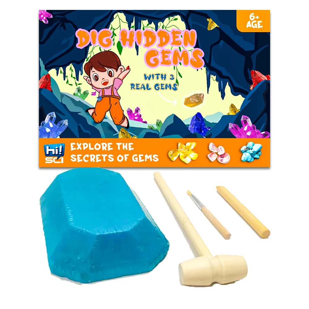 New Arrival Gemstone Meteorites Excavation For 6+ Kids