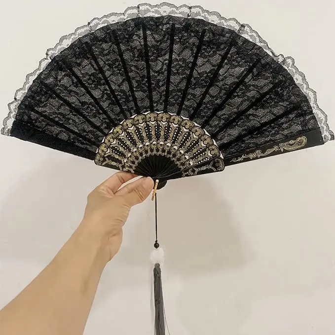 Large Size Custom Hand Fans Cooling Personalizedbamboo Wedding Fan Party Painted Bamboo Crafts