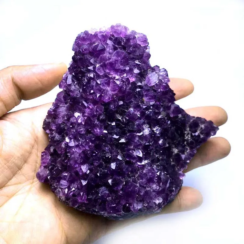 Factory direct price purple quartz crystal cluster aura amethyst