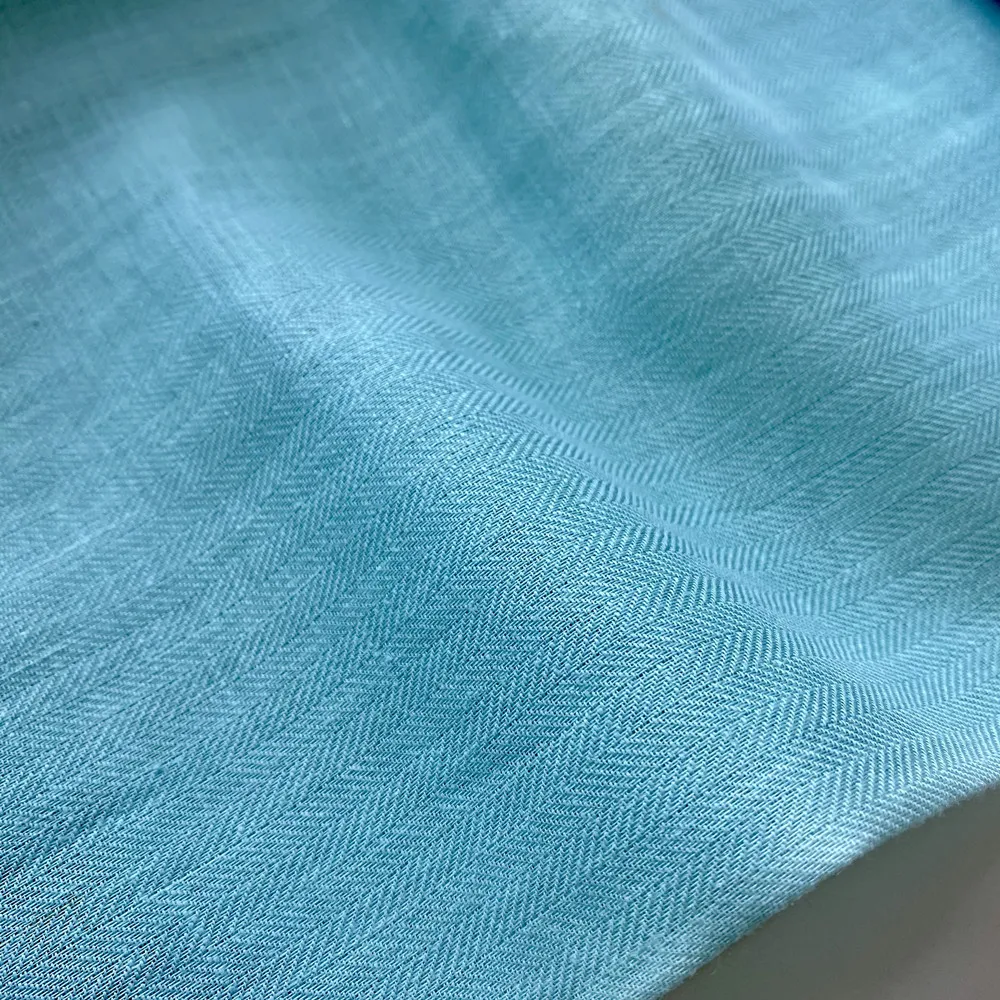 Лидер продаж, мягкая тканая хлопковая льняная костюмная ткань с диагональю 57/58 дюйма