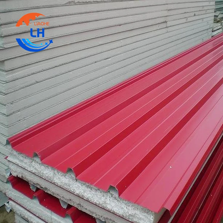 Precast concrete sip wall panel 40mm eps foam insulated panels roof sandwich panel