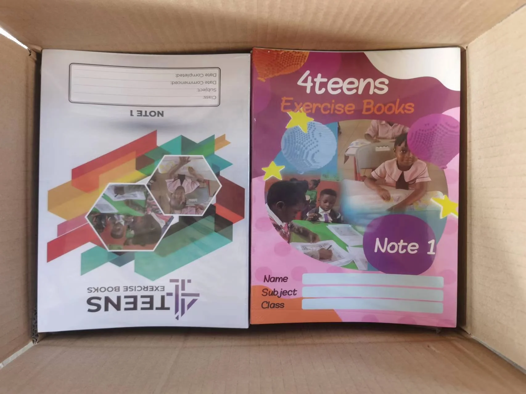 Cheap Primary School Notebooks Single Line Rule Notebook Ghana School Exercise Book 80 Pages