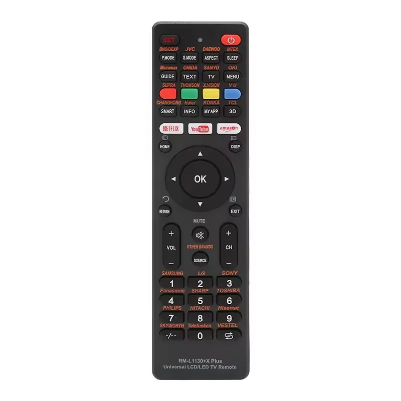 RM-L1130+X Plus Infrared Universal Remote Control  TV Remote fit for TCL Haier All Brand TV