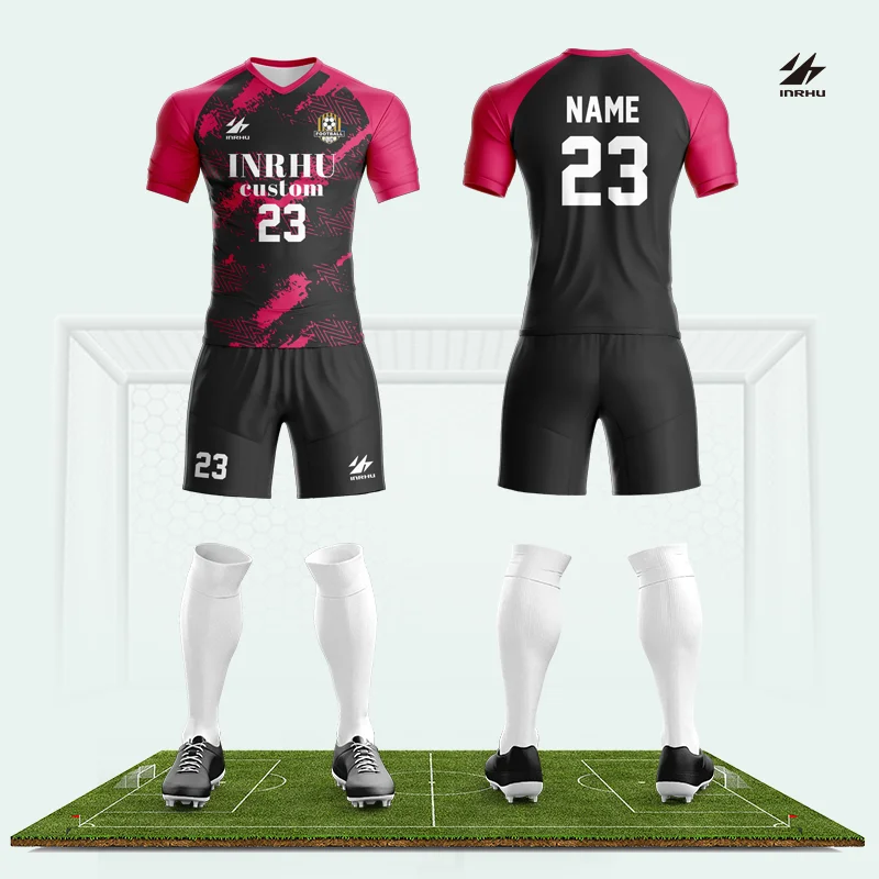 2024 Unisex High Quality Custom Soccer Sportswear New Style Retro Football Team Jersey with Logo for Adults Kids OEM Service