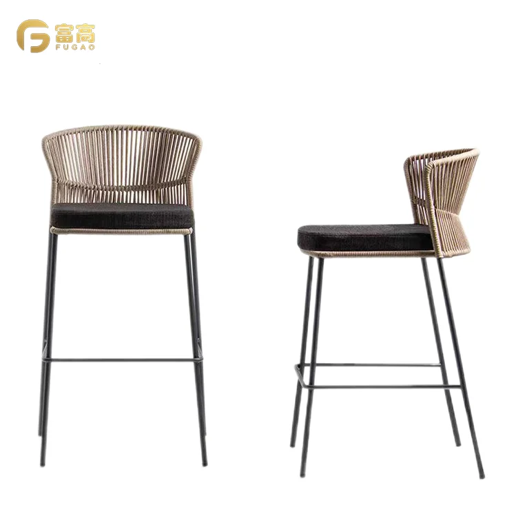 Industrial Style Leisure Vintage Cloth Bar Chair Bar Stool garden bar stool chair