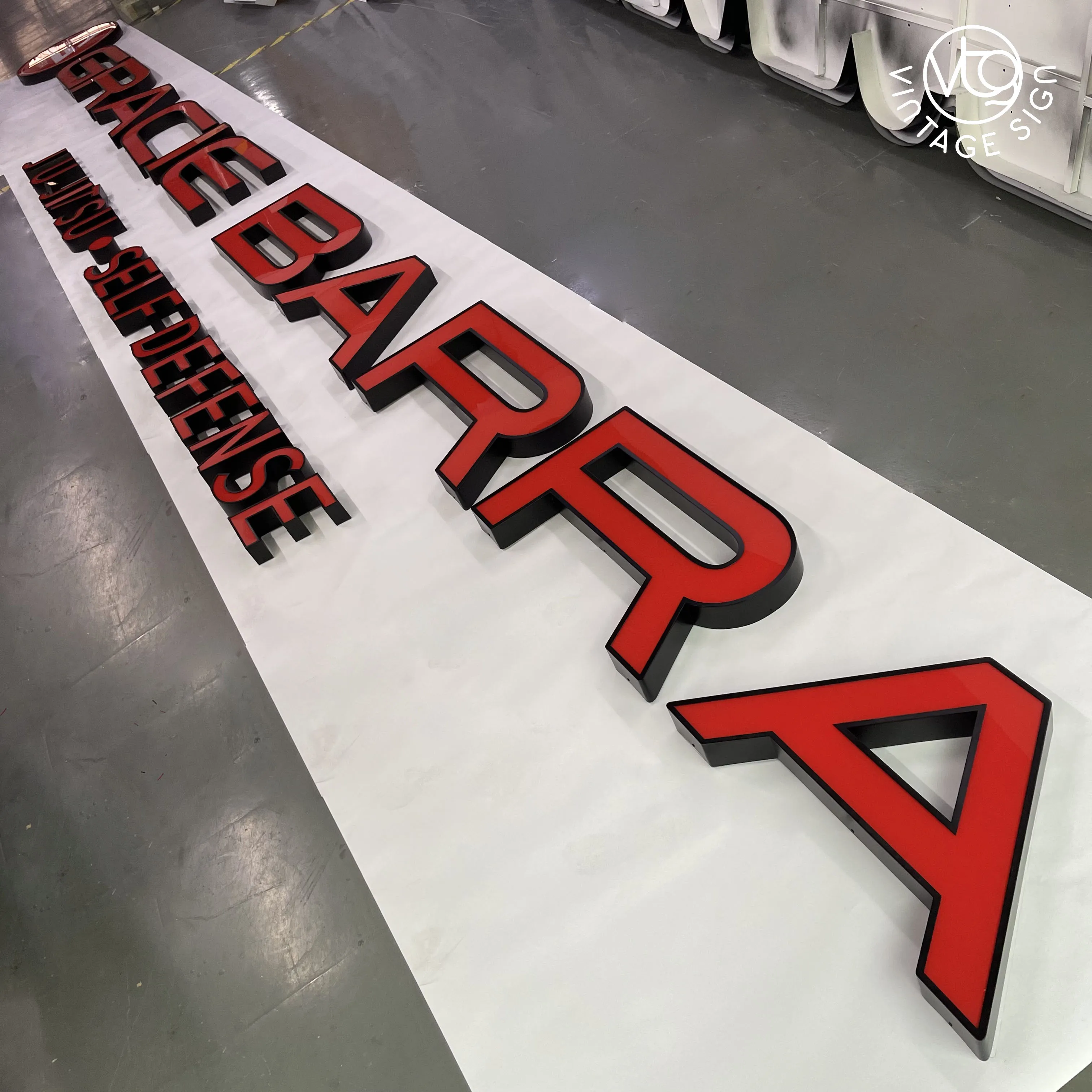 3D Signage Company Logo Led Number Lights Custom Led Light Logo Sign Steel Outdoor Light Signboard Led Wall Sign Board Design