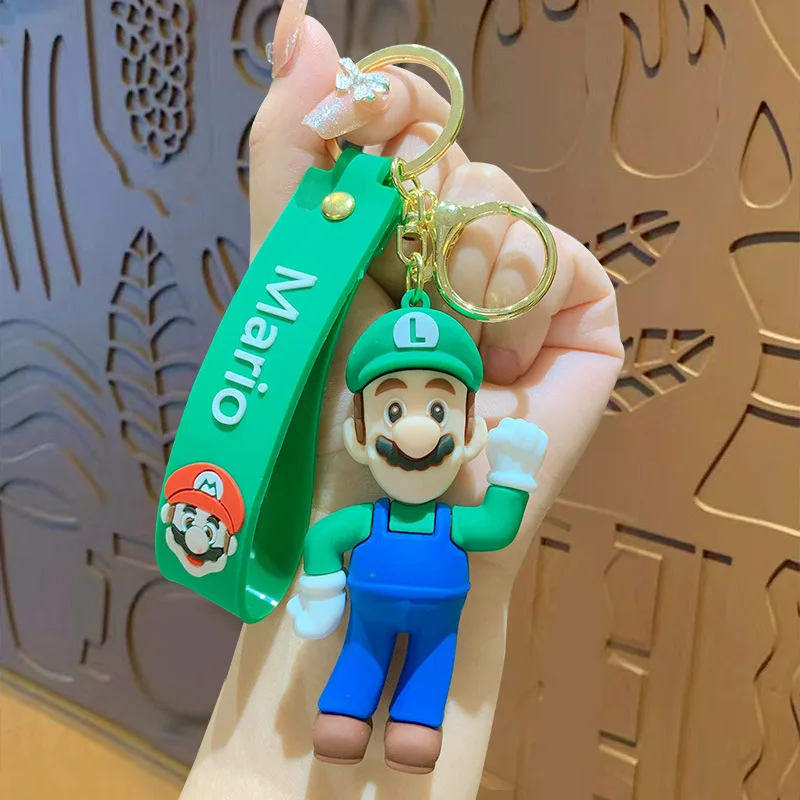 High quality wholesale cartoon electric car key chain fashion couple key chain 3D PVC silicone key chain promotional gift