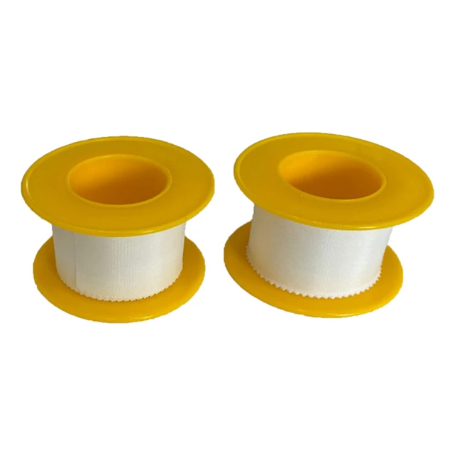 White Silk medical adhesive tape breathable and soft silk medical tape