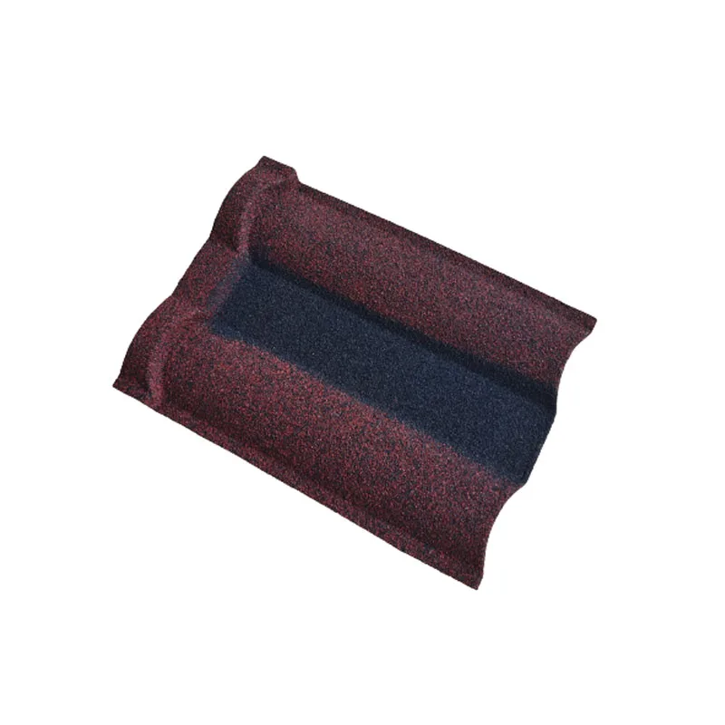 Hail-Resistant Lightweight Stone Chips Coated Metal Roof Tiles, Japanese Roof Tiles For Sale