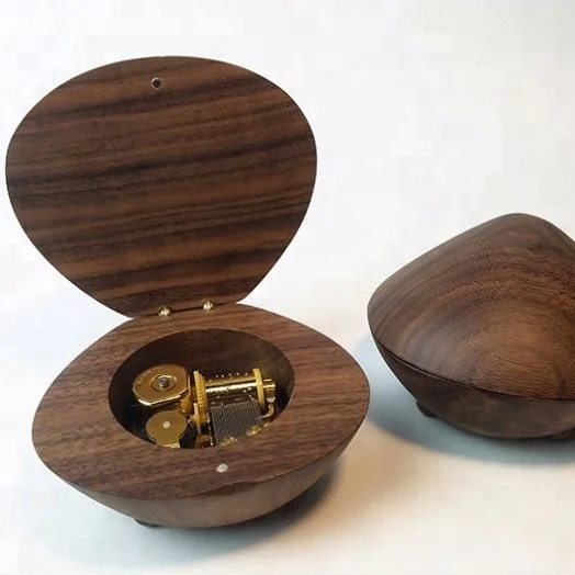 Friends will like the birthday gift for an anniversary the classic walnut music box