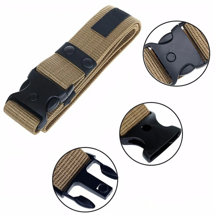 Outdoor Hunting Army Military Combat Waistband Mens Survival Nylon Adjustable Military Tactical Waist Belt