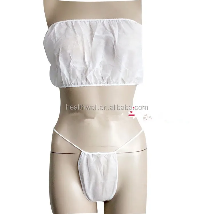 beauty spa disposable non woven product woman string bikini