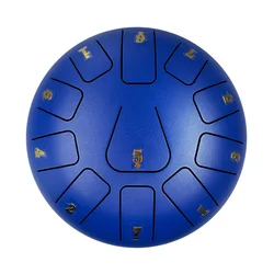 High Quality OEM Customized Drum 8 Inch 11 Notes Steel Tongue Drum Hand pan Drum Tank Drum Percussion Instrument For Music Show