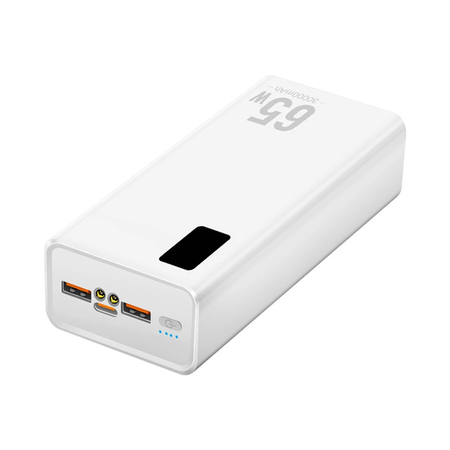 Oem Logo Business Gift Newest Notebook Charger PD65W 300mah Powerbank High Power Tablet Phone Computer Mobile Power Bank CE