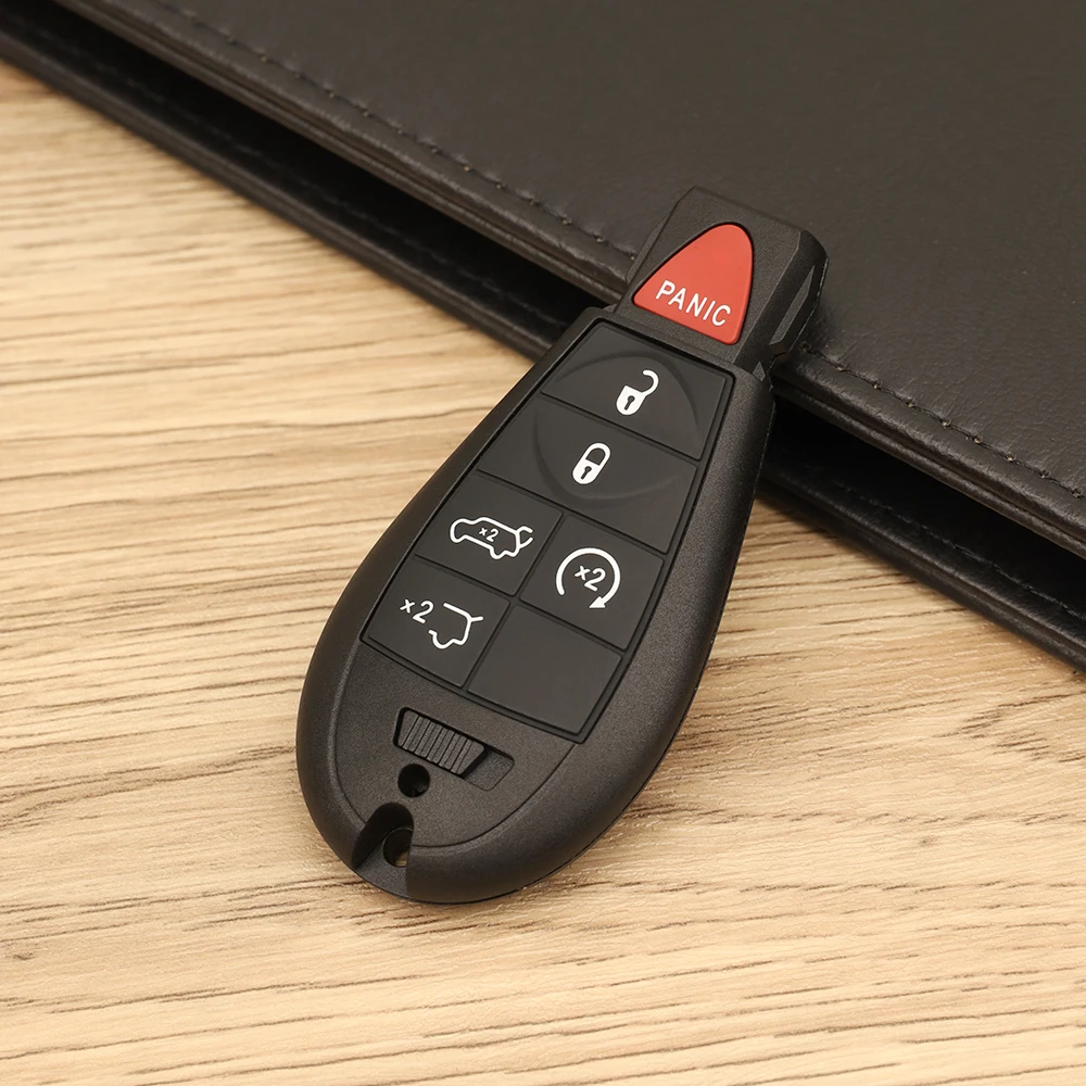 MS 5+1buttons FOR chrysler jeep remote car key 433mhz with 46chip fcc M3N5WY783X factory vehicle fob replacement blank auto fob