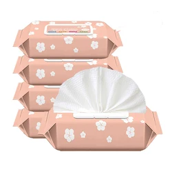 High Quality Customization Free Sample Standard Thick Adequate water Skin-friendly Clean Hand-Mouth Cotton Wet Wipes