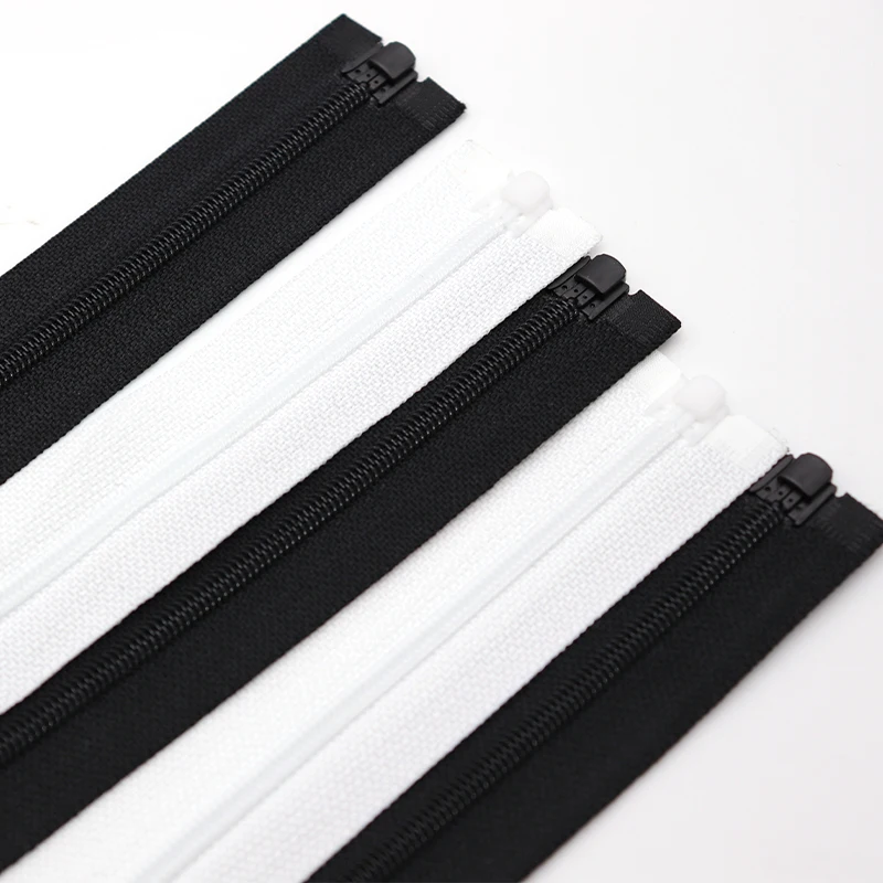 3# open end invisible zipper for cycling rubber puller nylon zipper small nylon zipper