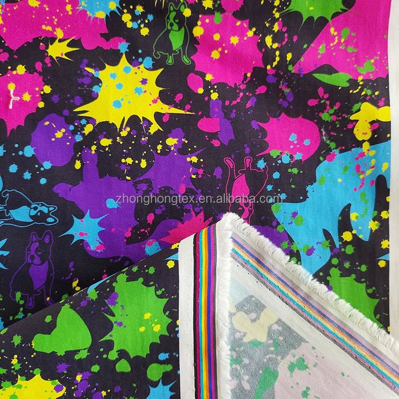 High-end windbreaker jacket fabric custom nylon fabric printing waterproof polyamide taslan fabric digital print