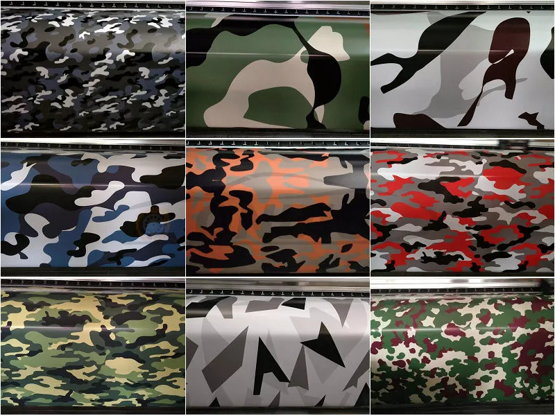 Best Seller 1.52 x 30M A-rmy Digital Car Wrapping Truck Wrap Camo Vinyl Rolls