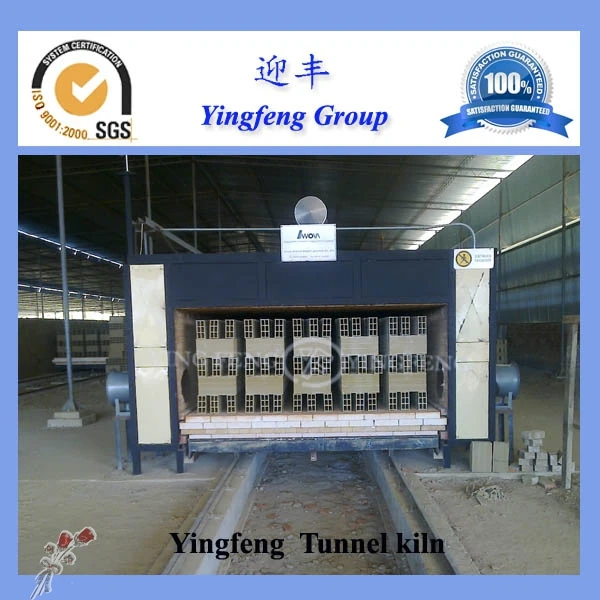 Yingfeng Modern Technology Coal Natural Gas Diesel Full Auto Tunnel Kiln Red Clay Bricks Tunnel Kiln Machine