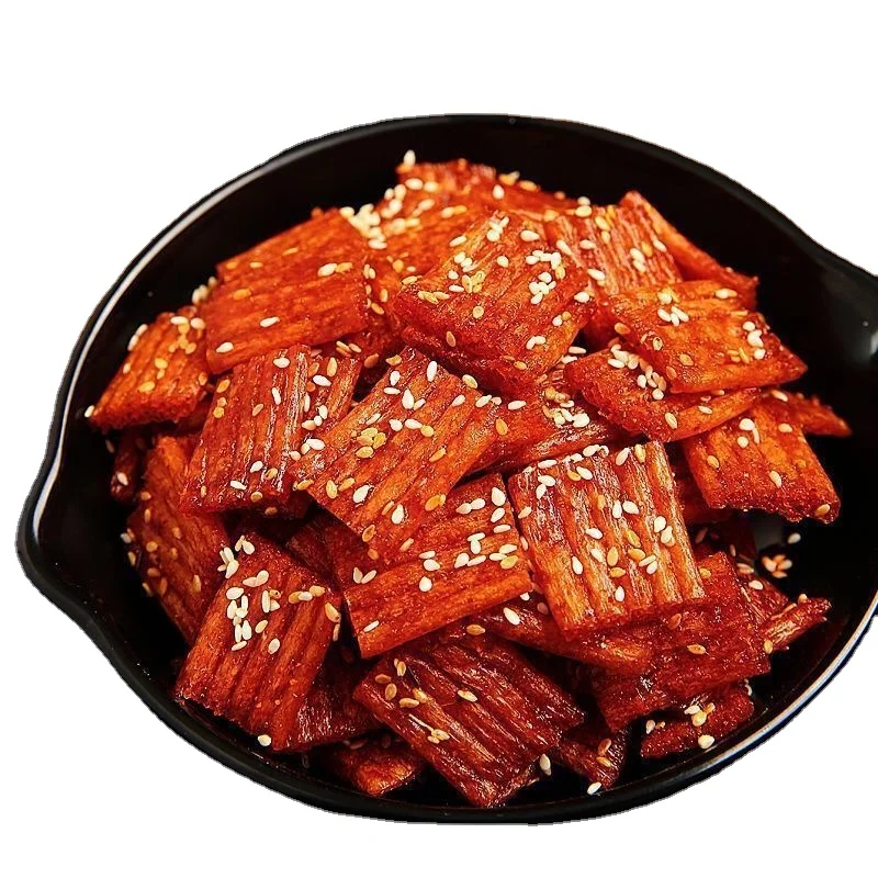 Factory direct sales Rhombus Spicy Strips spicy latiao snack food spicy Leisure Time Snacks