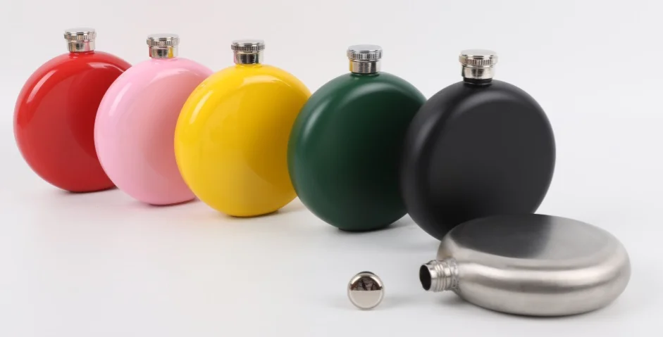 FOCUS Custom Logo Wine Pot Stainless Steel Whiskey Flask Pocket Wine Flask Customized Promotional Gift for Men Wine Bottle