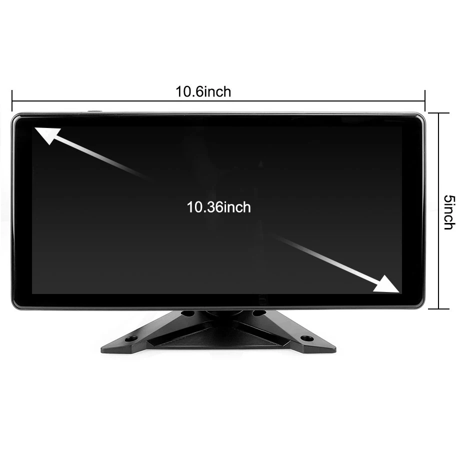 9V-36V 4 Channel Car Monitor Bus Truck Waterproof Black Box Night Vision AHD Camera and 4K Car Monitor