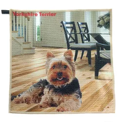 Wholesale custom printed kerchief super absorbent soft face towel 32*32cm design logo handkerchief for Wicking Sweat from Hands