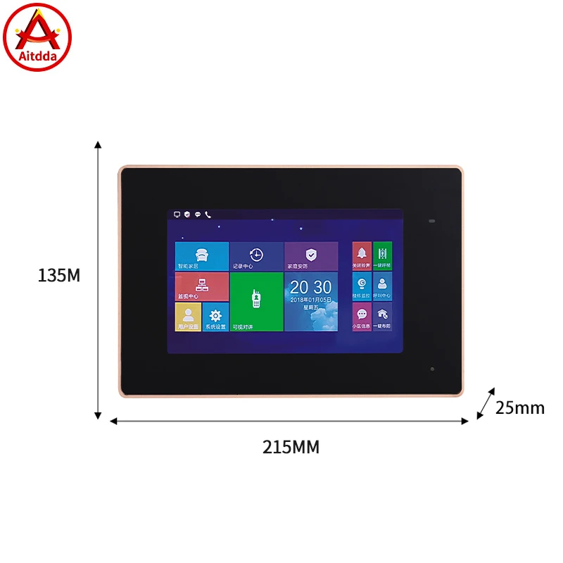 Building visual intercom access control system Full Digital Smart Home Tcp Ip Video Door Phone Apartment Intercom System