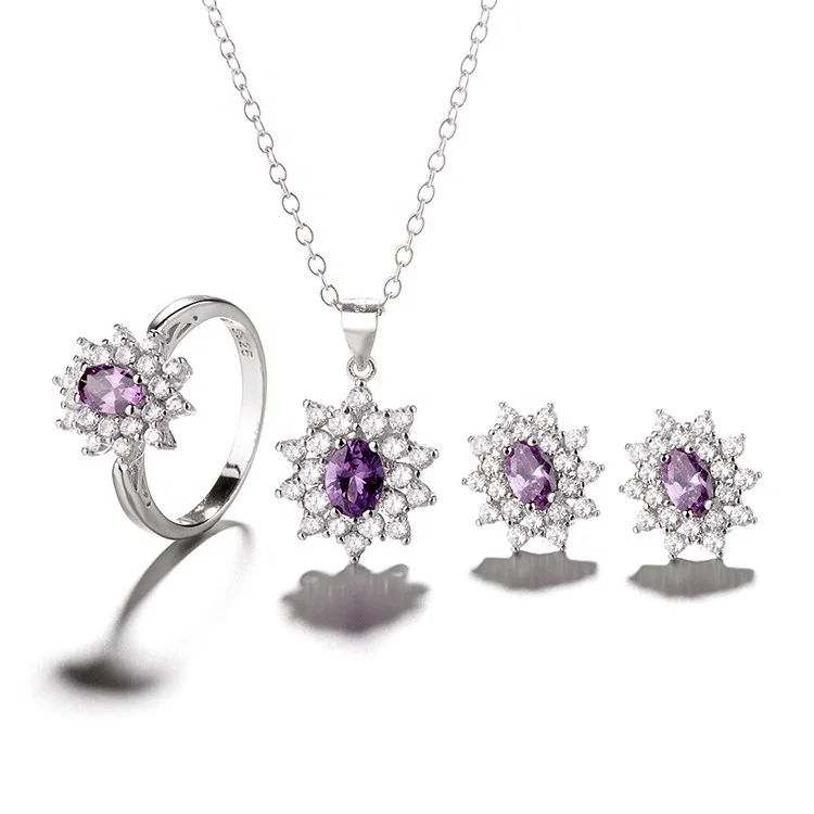 2018 Best Sale Pure 925 Sterling Silver Jewelry Set