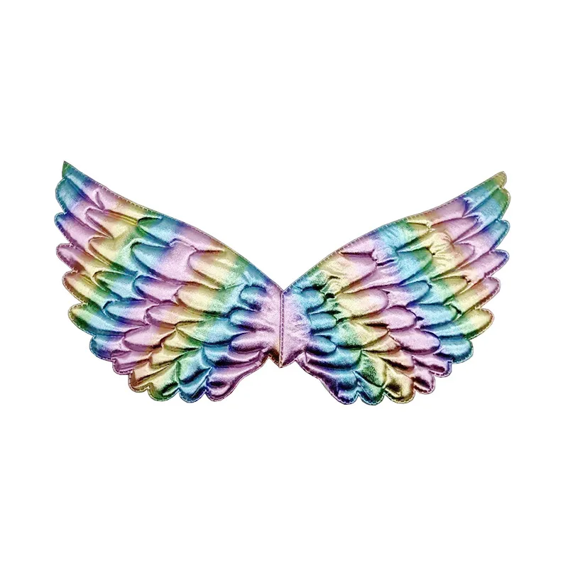Unicorn Fairy Princess Costumes Accessories Rainbow Unicorn Wings for Girls Birthday Kids Halloween Party Christmas