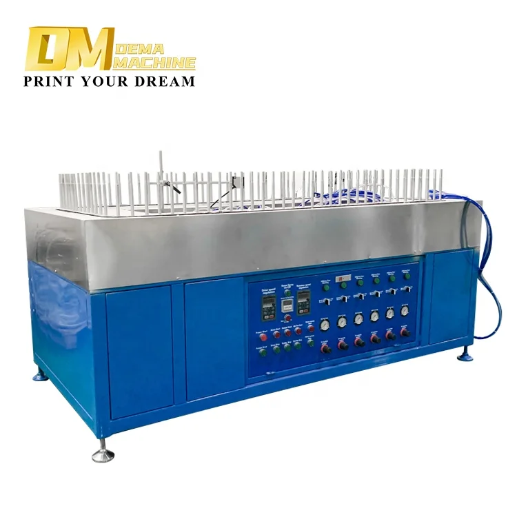 DM Factory Customized spray painting line glass bottle coating machine automatic spray paint machine