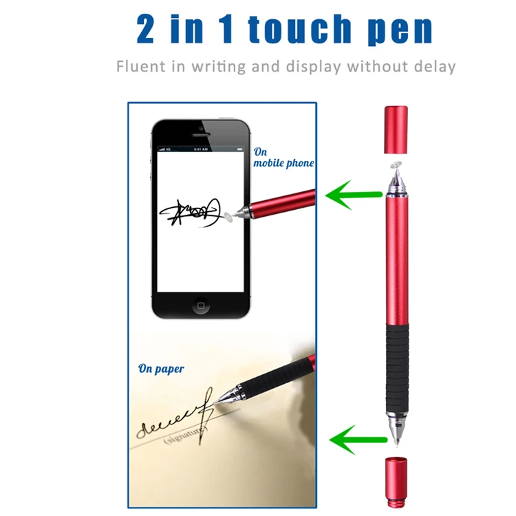 Precision Stylus For Capacitive Touch Screens Active And Passive USB Stylus 1.45mm Fine Point For Drawing