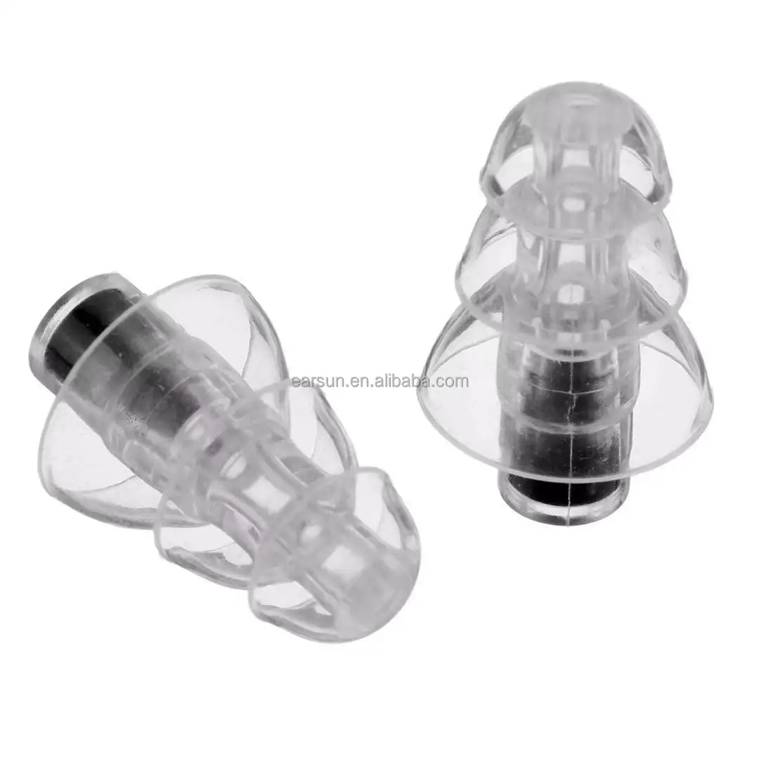 Silicone Earplugs High Fidelity Ear Plugs for Concerts Musicians Motorcycles Ears Protect Noise Sensitivity Conditions and More