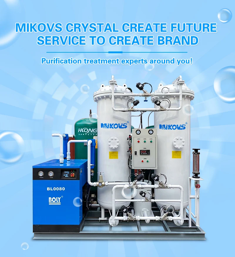 Factory Directly Supply Industrial 99.9% Gas Generation Equipment Modern Design Plant For Sale Automatic Psa Oxygen Generator